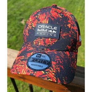 Oracle Red Bull Racing 9forty Flames Hat Cap Adjustable Unisex New Era